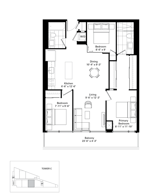 1100 King Street West Studio-3 Beds Apartment for Rent - Photo Gallery 77